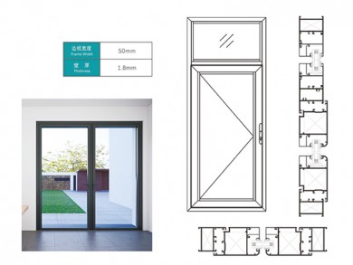 ST50 SERIES OUTSIDE OPENING DOOR